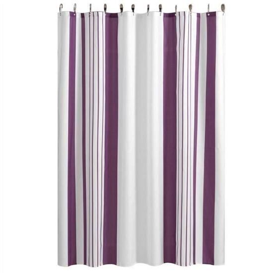rideaux de douche cdiscount rayures verticales impermeable